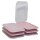 ENGELLAND 6 teiliges Aufschnittbox Set Rosa | Stapelbare, mikrowellen  & gefriergeeignete Frischhalteboxen, BPA frei