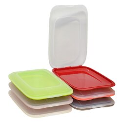ENGELLAND 6-teiliges Aufschnittbox-Set Farben-Mix –...