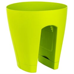 Blumentopf für Geländer 2,8 L in Grün...
