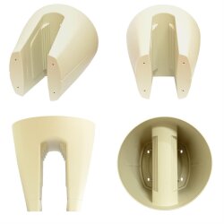 2er-Set Blumenkasten Rot – Geländer Pflanzkasten Balkonkiste zum Aufhängen für Balkon, Terrasse & Garten – wetterfest und pflegeleicht