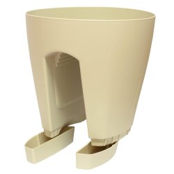 2er-Set Blumenkasten Rot – Geländer Pflanzkasten Balkonkiste zum Aufhängen für Balkon, Terrasse & Garten – wetterfest und pflegeleicht