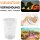 ENGELLAND 15er Set Hartplastikbecher Orange 250 ml – BPA-freie, robuste Mehrweg-Trinkbecher aus Kunststoff, stapelbar und spülmaschinenfest – ideal für Kinder, Party, Camping & Alltag
