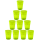 10x Kunststoffbecher Gr&uuml;n Trinkbecher Party-Becher Plastik Trink-Gl&auml;ser Mehrweg 0,25l