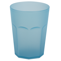 5x Kunststoffbecher Blau Trinkbecher Party-Becher Plastikgläser Mehrweg 0,4l