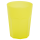5x Kunststoffbecher Gelb Trinkbecher Party-Becher Plastikgl&auml;ser Mehrweg 0,4l