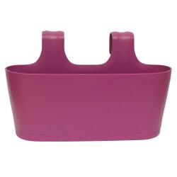 Ovaler Blumenkasten Lila zum Aufhängen –...