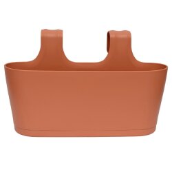 Blumenkasten oval Balkon Übertopf Pflanzkasten...