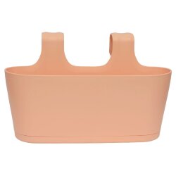 Ovaler Blumenkasten Apricot zum Hängen – mit...