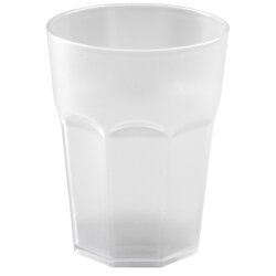 15 x Mehrweg-Kunststoffbecher 400 ml weiß –...
