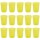 15 x Mehrweg-Kunststoffbecher 400 ml Gelb – BPA-frei, robust, stapelbar & spülmaschinenfest