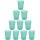 10 x Mehrweg-Kunststoffbecher 400 ml Grün – BPA-frei, bruchsicher und spülmaschinengeeignet
