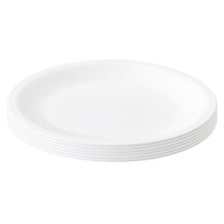 ENGELLAND 6er Set flache Kunststoffteller Ø 23,5...