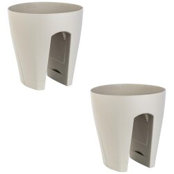2er-Set Blumenkasten Sand –...