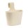 ENGELLAND ovaler Blumenkasten Beige 2,8 L – wetterfest, mit Wasserspeicher, Geländerbefestigung & UV-beständig
