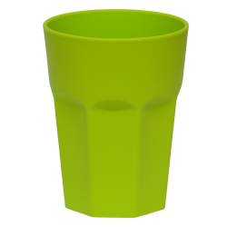 20x Kunststoffbecher Grün Trinkbecher Party-Becher Plastik Trink-Gläser Mehrweg 0,25l