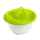 Zitronen-Zitrus-Saft-Hand-Presse Behälter Durchmesser: 15 cm Fassungsvermögen: 0,5 Liter Kunststoff grün