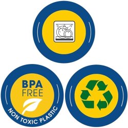 ENGELLAND Kunststoffbecher Apricot 250 ml – BPA-frei, spülmaschinenfest, stapelbar & robust
