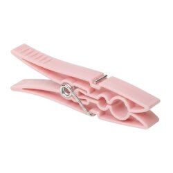 20 rosa Wäscheklammern aus Kunststoff – 20er Set für sichere Wäschebefestigung