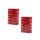 W&auml;scheklammerset-h&auml;nge-korb mit 40 Klammern PP-Kunststoff mit Haken zum h&auml;ngen Farbe rot