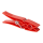 2x W&auml;scheklammerset-h&auml;nge-korb mit je 40 Klammern PP-Kunststoff Haken Farbe rot