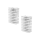 2x Wäscheklammerset-hänge-korb mit je 40 Klammern PP-Kunststoff Haken Farbe weiß