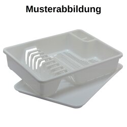 ENGELLAND Abtropfgitter Weiß mit Wanne –...