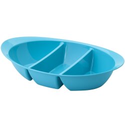 ENGELLAND Snackschale Blau – 3 Fach, BPA frei,...