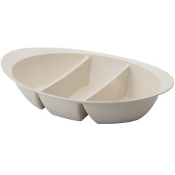ENGELLAND Snackschale Beige – 3 Fach, BPA frei,...