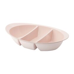ENGELLAND Snackschale Rosa – 3 Fach, BPA frei,...