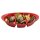 ENGELLAND Snackschale Rot – 3 Fächer, BPA frei, stapelbar, spülmaschinen- & wetterfest (30 × 18,5 × 6,5 cm)
