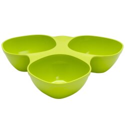 ENGELLAND 2 Snack-Servierschalen Rosa Grün– BPA-frei, stapelbar, spülmaschinenfest, 30 × 18,5 × 6,5 cm, vielseitig für Snacks & Süßigkeiten