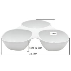 ENGELLAND 2 Snack-Servierschalen Rosa Grün– BPA-frei, stapelbar, spülmaschinenfest, 30 × 18,5 × 6,5 cm, vielseitig für Snacks & Süßigkeiten