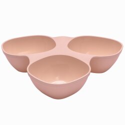 ENGELLAND 2 Snack-Servierschalen Rosa & Blau – BPA-frei, stapelbar, spülmaschinenfest 30×18,5×6,5 cm