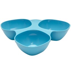 ENGELLAND 2 Snack-Servierschalen Rosa & Blau – BPA-frei, stapelbar, spülmaschinenfest 30×18,5×6,5 cm