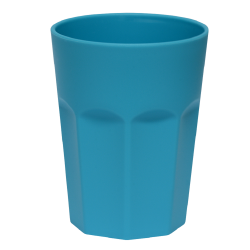 10x Kunststoffbecher Blau Trinkbecher Party-Becher Plastik Trink-Gläser Mehrweg
