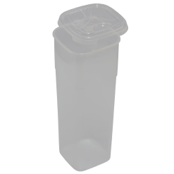 Frischhaltedose mit Deckel 11 x 11 x 27,5 cm Nudelaufbewahrungsbox Pasta Vorrats Beh&auml;lter Transparent