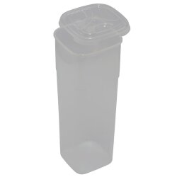 2er Set Frischhaltedosen 11×11×27,5 cm – BPA-frei, 1,7 L Vorratsbehälter für Nudeln & Lebensmittel