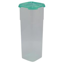 2er Set Frischhaltedosen 11×11×27,5 cm – BPA-frei, 1,7 L Vorratsbehälter für Nudeln & Lebensmittel