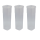3x Frischhaltedose mit Deckel 11 x 11 x 27,5 cm Nudelaufbewahrungsbox Pasta Vorrats Behälter Transparent