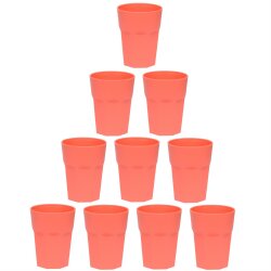 10 x Kunststoffbecher 0,25 l Aprico – BPA-frei,...