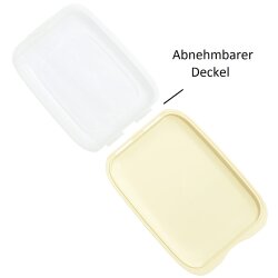 ENGELLAND 5er Aufschnittbox Set Schwarz – stapelbare Frischhaltedosen für Wurst, Käse und Aufschnitt, BPA-frei