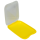 4x Stapelbare Aufschnittbox Frischhaltedose Wurst Behälter Aufschnittdose Gelb