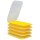 ENGELLAND Aufschnittbox Gelb 5er-Set – stapelbare Frischhaltedosen 25×17×3,3 cm, BPA-frei, mikrowellen- & gefriergeeignet