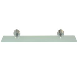 Glasablage Wandregal 48,5 cm – verchromtes Messing...