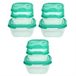 3×3er Set Frischhaltedosen Grün –...
