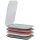 ENGELLAND 4er Aufschnittbox-Set Mix 5 – stapelbare Frischhaltedosen 25×17×3,3 cm für Wurst & Käse