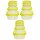 ENGELLAND 3×4er Set Frischhaltedosen Gelb – BPA-frei, stapelbar, spülmaschinen- & mikrowellengeeignet
