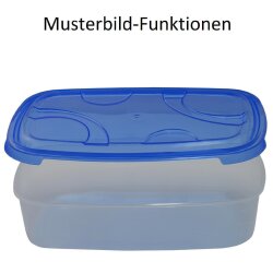 ENGELLAND 3 teiliges Frischhaltedosen Set Transparent – BPA frei, rechteckig, luftdicht, stapelbar, mikrowellen  & gefrierschrankgeeignet
