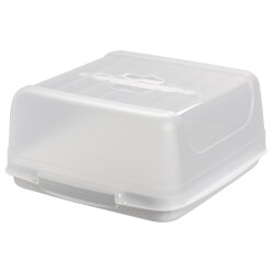 Eckige Transport-Kuchenbox aus BPA-freiem Kunststoff mit...