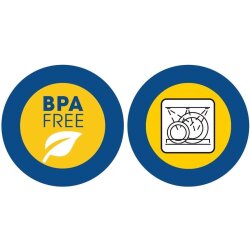 2er Set eckige Transport-Kuchenboxen BPA-frei mit Tragegriff & Klickverschluss für Kuchen